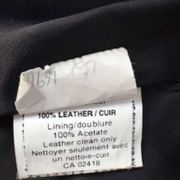 Studded leather fitted jacket - Picture 4 of 4